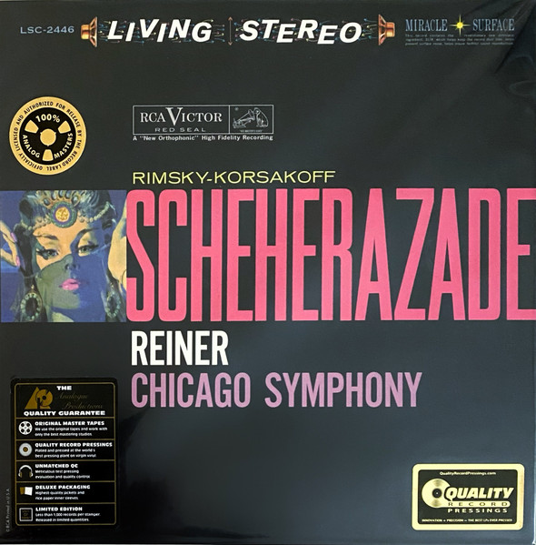 Nikolai Rimsky-Korsakov / Fritz Reiner / Chicago Symphony Orchestra - Scheherazade | Analogue Productions (APC 2446-45) - 2