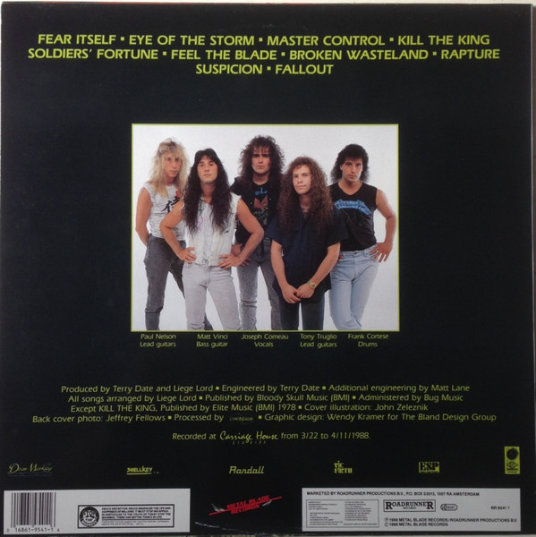 Liege Lord - Master Control | Roadrunner Records (RR 9541 1) - 2