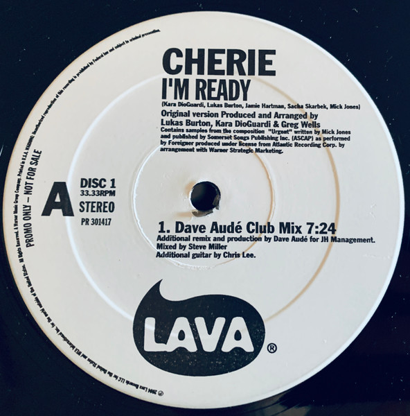 Cherie - I'm Ready (The Remixes) | Lava (PR 301417) - 2