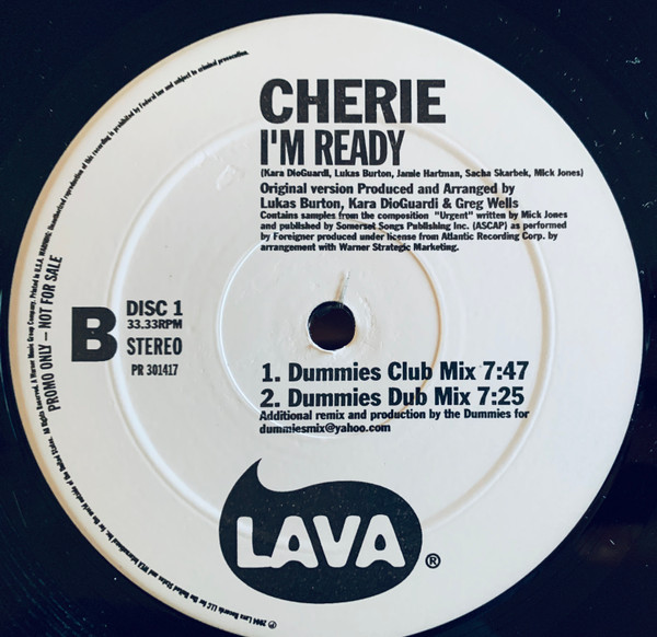 Cherie - I'm Ready (The Remixes) | Lava (PR 301417) - 3
