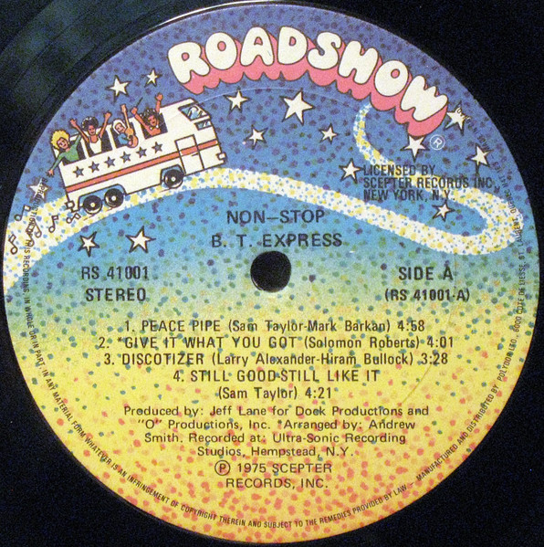 B.T. Express - Non-Stop [Vinyl] | Roadshow (RS 41001) - 4