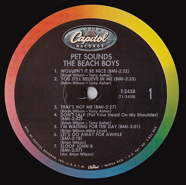 The Beach Boys - Pet Sounds | Capitol Records (T 2458) - 3