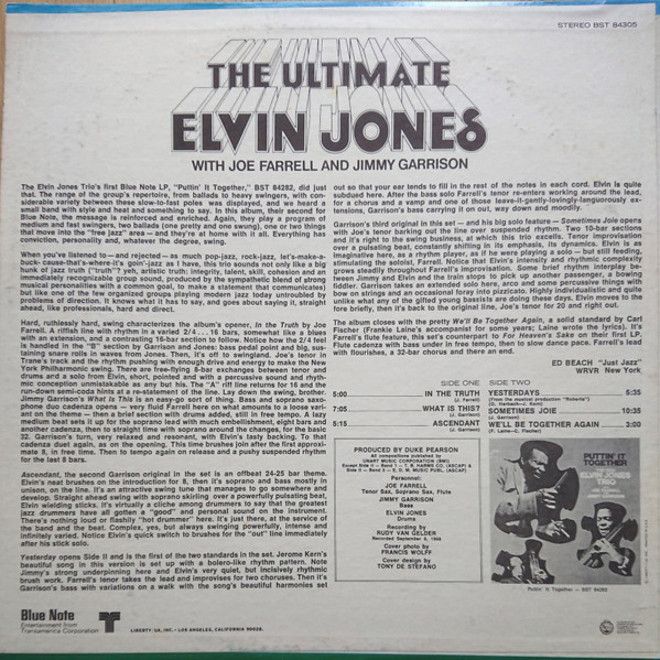Elvin Jones - The Ultimate | Blue Note (BST 84305) - 2 Elvin Jones - The Ultimate | Blue Note (BST 84305) - 2