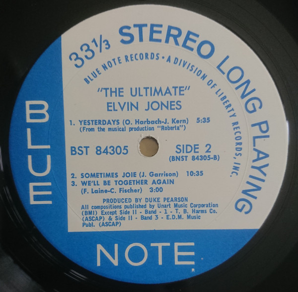Elvin Jones - The Ultimate | Blue Note (BST 84305) - 4 Elvin Jones - The Ultimate | Blue Note (BST 84305) - 4