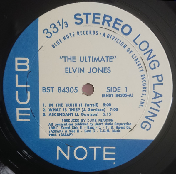 Elvin Jones - The Ultimate | Blue Note (BST 84305) - 3 Elvin Jones - The Ultimate | Blue Note (BST 84305) - 3
