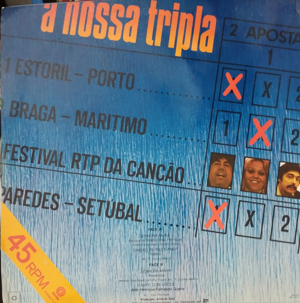 Valério Silva , Alexandra , João Henrique - A Nossa Tripla | Rossil (ROSSLP-12003) - 3
