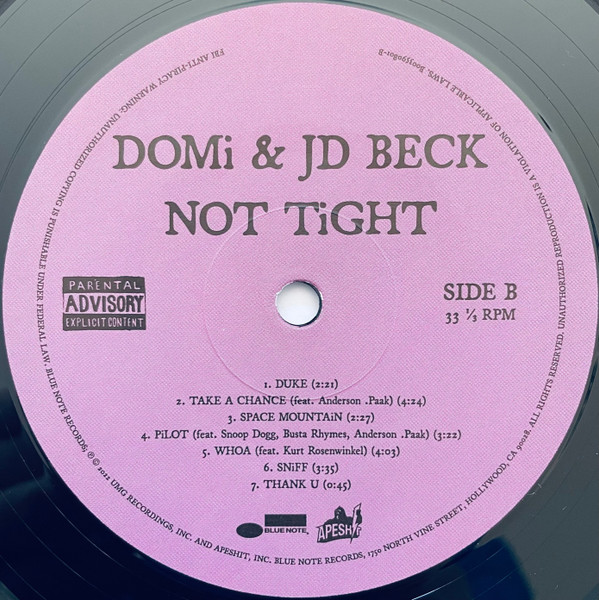 Domi & JD Beck - Not Tight | Blue Note (B003590801) - 2