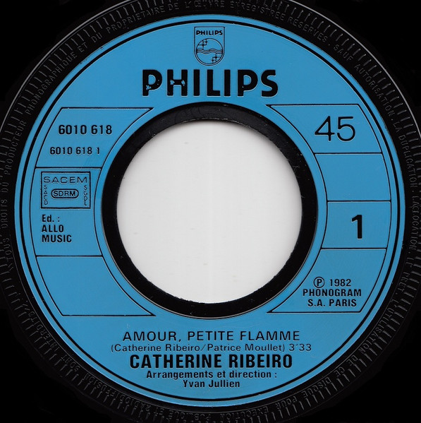 Catherine Ribeiro - Amour, Petite Flamme | Philips (6010 618) - 3