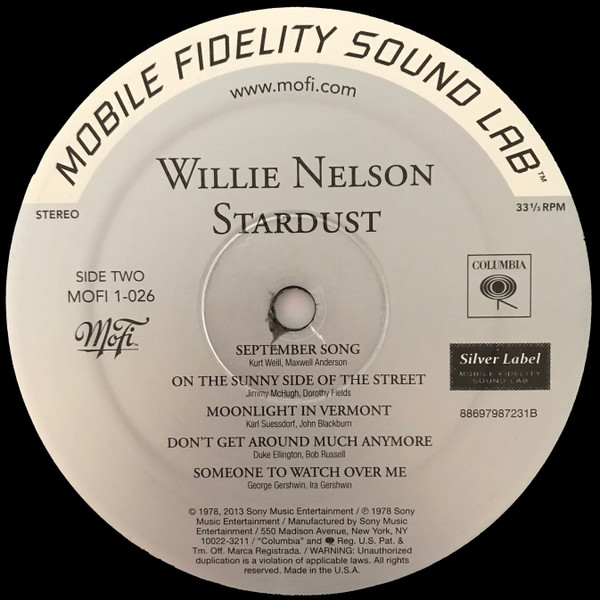 Willie Nelson - Stardust | Mobile Fidelity Sound Lab (MOFI 1-026) - 4