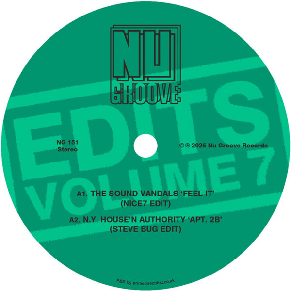 Various - Nu Groove Edits Volume 7 | Nu Groove Records (NG151) - main
