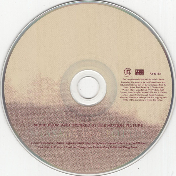 Various - Message In A Bottle (Music From And Inspired By The Motion Picture) | 143 Records (A2 83163) - 3 Various - Message In A Bottle (Music From And Inspired By The Motion Picture) | 143 Records (A2 83163) - 3