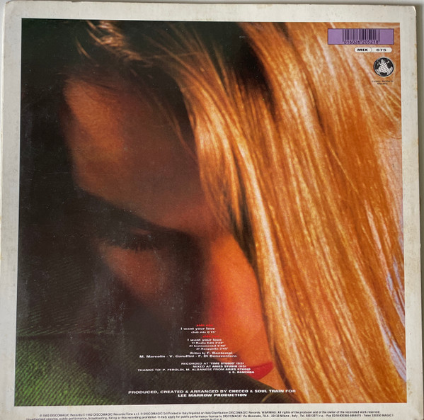 Lee Marrow Feat. Charme - I Want Your Love (12") [Vinyl] | World Of Music (MIX 675) - 2