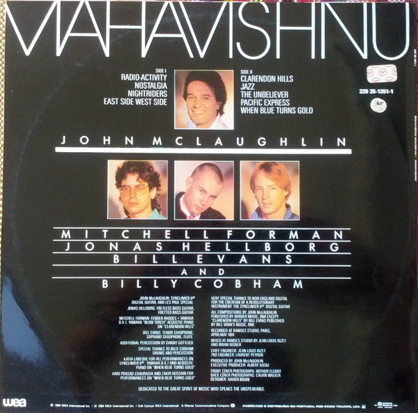 Mahavishnu Orchestra - Mahavishnu | WEA (229 25-1351-1) - 2 Mahavishnu Orchestra - Mahavishnu | WEA (229 25-1351-1) - 2