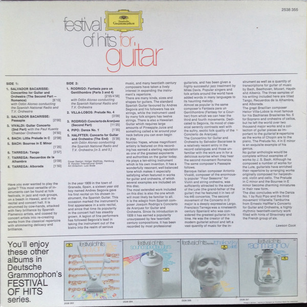 Narciso Yepes - For Guitar With Narciso Yepes | Deutsche Grammophon (2538 355) - 2 Narciso Yepes - For Guitar With Narciso Yepes | Deutsche Grammophon (2538 355) - 2