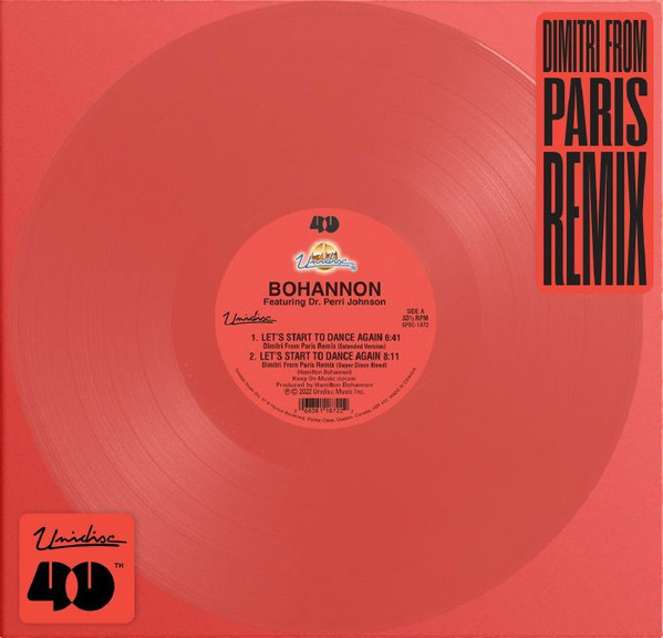 Hamilton Bohannon Featuring Dr. Perri Johnson - Let's Start To Dance Again (Dimitri From Paris Remix) | Unidisc (SPEC-1872)
