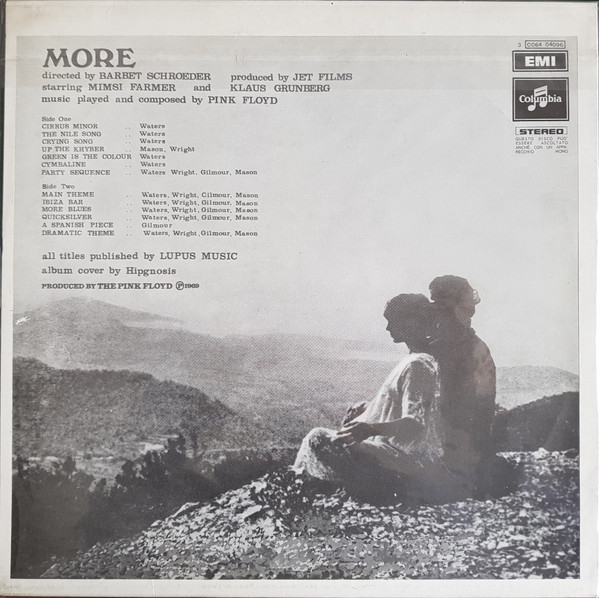 Pink Floyd - (Soundtrack From The Film) More | Columbia (3 C 064-04096) - 2