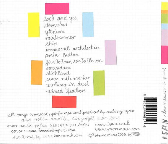 ISAN - Plans Drawn In Pencil | Morr Music (MM068CD) - 2
