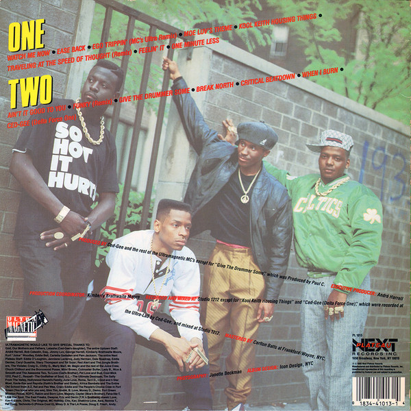 Ultramagnetic MC's - Critical Beatdown | Next Plateau Records Inc. (PL 1013) - 2