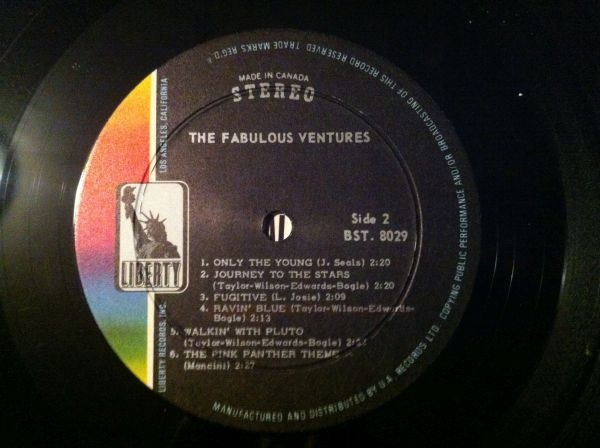 The Ventures - The Fabulous Ventures [Vinyl] | Liberty (BST. 8029) - 2