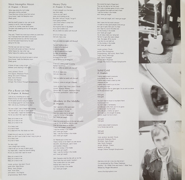 Chuck Prophet - Age Of Miracles | Blue Rose Records (BLU LP0350) - 4 Chuck Prophet - Age Of Miracles | Blue Rose Records (BLU LP0350) - 4