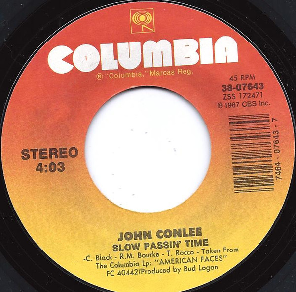 John Conlee - Living Like There's No Tomorrow (Finally Got Me Tonight) | Columbia (38-07643) - 2 John Conlee - Living Like There's No Tomorrow (Finally Got Me Tonight) | Columbia (38-07643) - 2