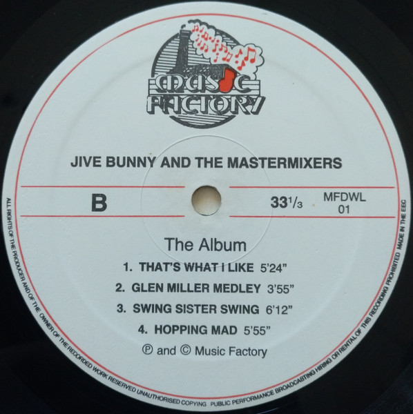 Jive Bunny And The Mastermixers - The Album | Music Factory (MFDWDL00 1) - 4
