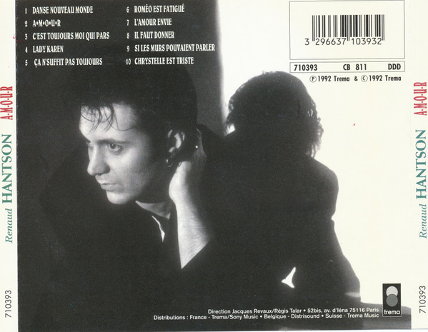 Renaud Hantson - A.M.O.U.R | Trema (710393) - 2