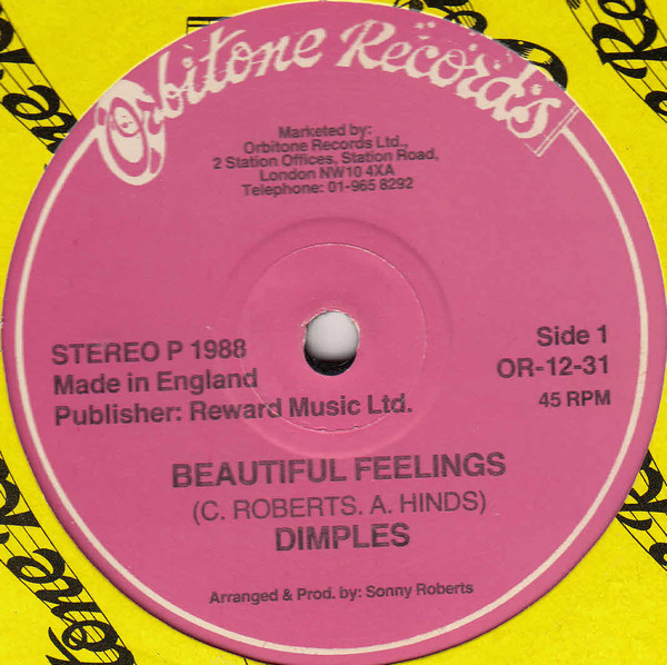 Dimple Hinds - Beautiful Feelings | Orbitone Records (OR-12-31) - main