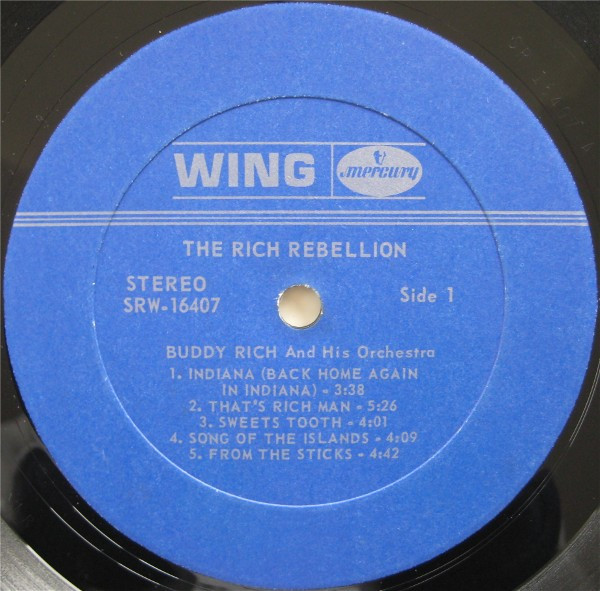 Buddy Rich And His Orchestra - The Rich Rebellion | Mercury Wing (SRW 16407) - 3 Buddy Rich And His Orchestra - The Rich Rebellion | Mercury Wing (SRW 16407) - 3