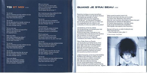 Dany Brillant - Nouveau Jour | Columbia (COL 494 509 2) - 4