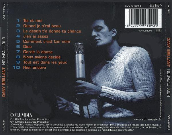 Dany Brillant - Nouveau Jour | Columbia (COL 494 509 2) - 2