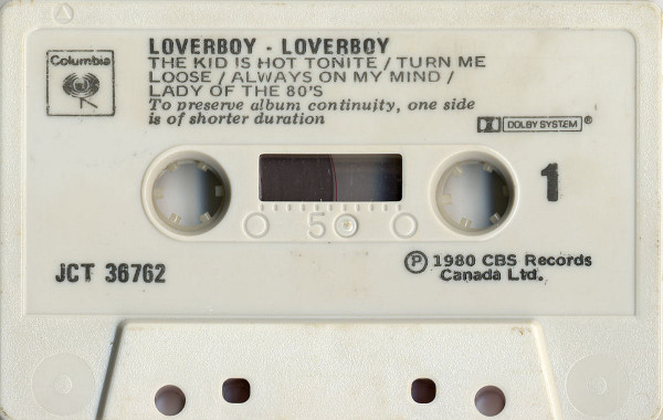 Loverboy - Loverboy [Cassette] | Columbia (JCT 36762) - 3