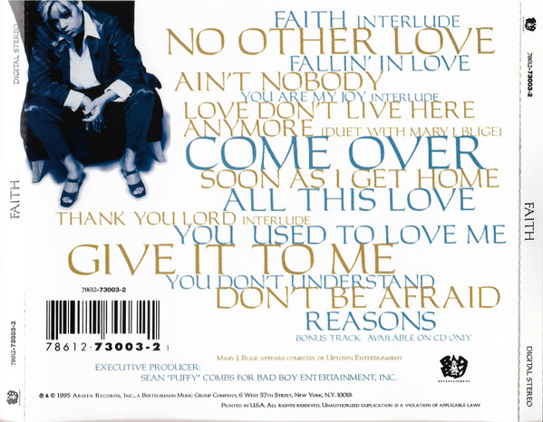 Faith Evans - Faith | Bad Boy Entertainment (78612-73003-2) - 2