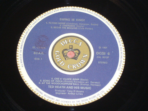 Ted Heath And His Music - Swing Is King! | Decca (DGSI 6) - 4 Ted Heath And His Music - Swing Is King! | Decca (DGSI 6) - 4