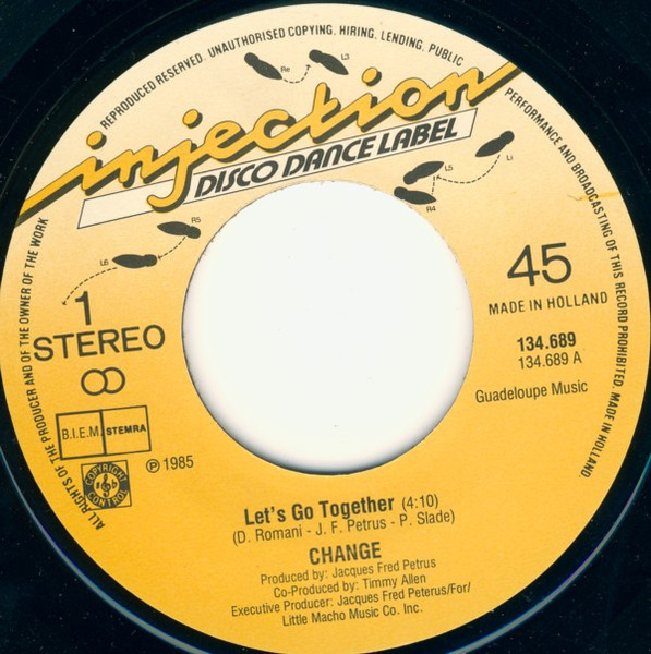 Change - Let's Go Together | Injection Disco Dance Label (134.689) - 3 Change - Let's Go Together | Injection Disco Dance Label (134.689) - 3