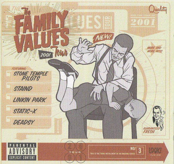 Various - The Family Values Tour 2001 | Elektra (7559-62762-2) - main