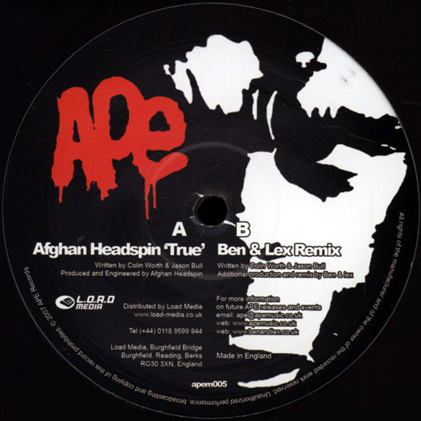 Afghan Headspin - True | APE Music (APEM005) - main