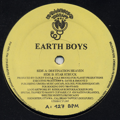 Earth Boys - Destination Heaven | Undaground Therapy Muzik (UTR004)