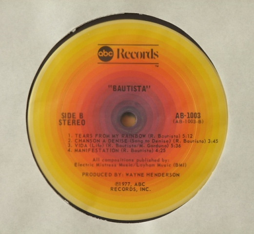 Roland Bautista - Bautista | ABC Records (AB 1003) - 3