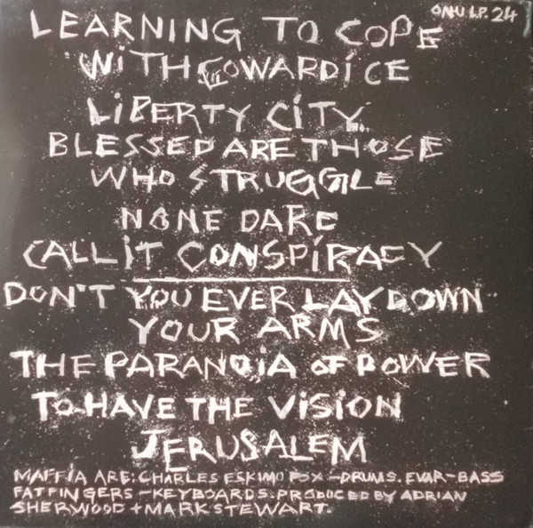 Mark Stewart And The Maffia - Learning To Cope With Cowardice | Plexus (KMH 709222) - 2