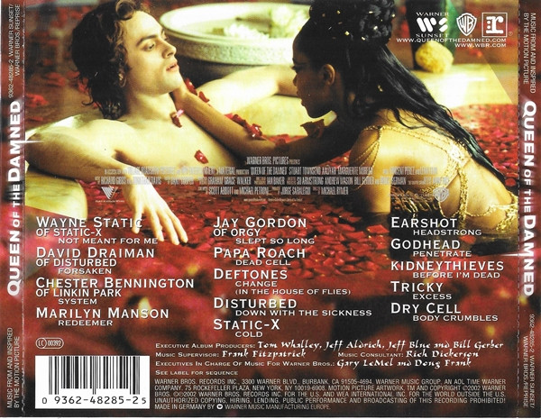 Various - Queen Of The Damned (Music From And Inspired By The Motion Picture) | Warner Sunset Records (9362-48285-2) - 2