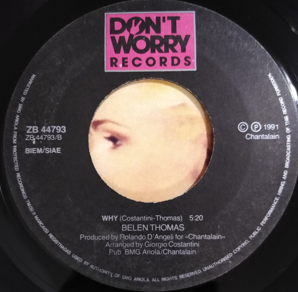 Belen Thomas / Patrick Hernandez - Born To Be Alive | Don't Worry Records (ZB 44793) - 4