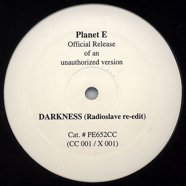 Carl Craig - Darkness (Radioslave Re-edit) | Planet E (PE652CC)