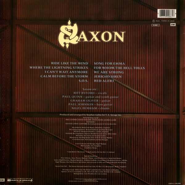 Saxon - Destiny | EMI (79 0066 1) - 2