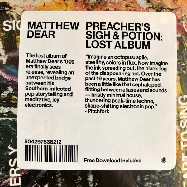 Matthew Dear - Preacher's Sigh & Potion: Lost Album | Ghostly International (GI-382) - 2