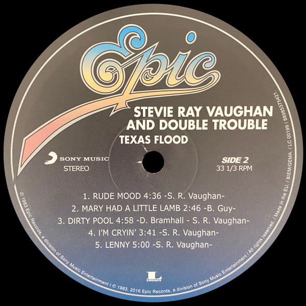 Stevie Ray Vaughan & Double Trouble - Texas Flood | Epic (88985375421) - 4 Stevie Ray Vaughan & Double Trouble - Texas Flood | Epic (88985375421) - 4