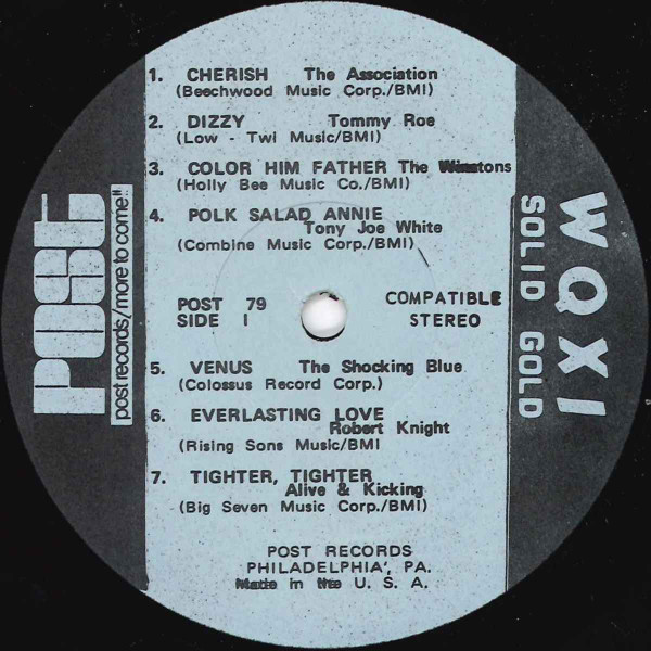 Various - WQXI Solid Gold | Post Records (POST 79) - 4 Various - WQXI Solid Gold | Post Records (POST 79) - 4