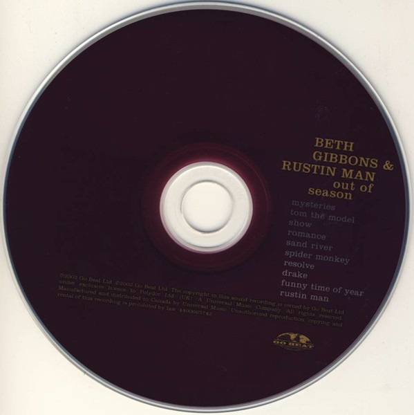 Beth Gibbons & Rustin Man - Out Of Season [CD] | Go! Beat (4400665742) - 3