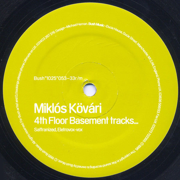 Miklos Kovari - 4th Floor Basement Tracks | Bush (Bush 1025)