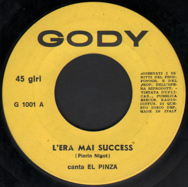El Pinza - L'Era Mai Success / La Seduta | Gody (GY 1001) - 3